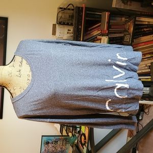 Calvin Klein performance gray shirt size Large